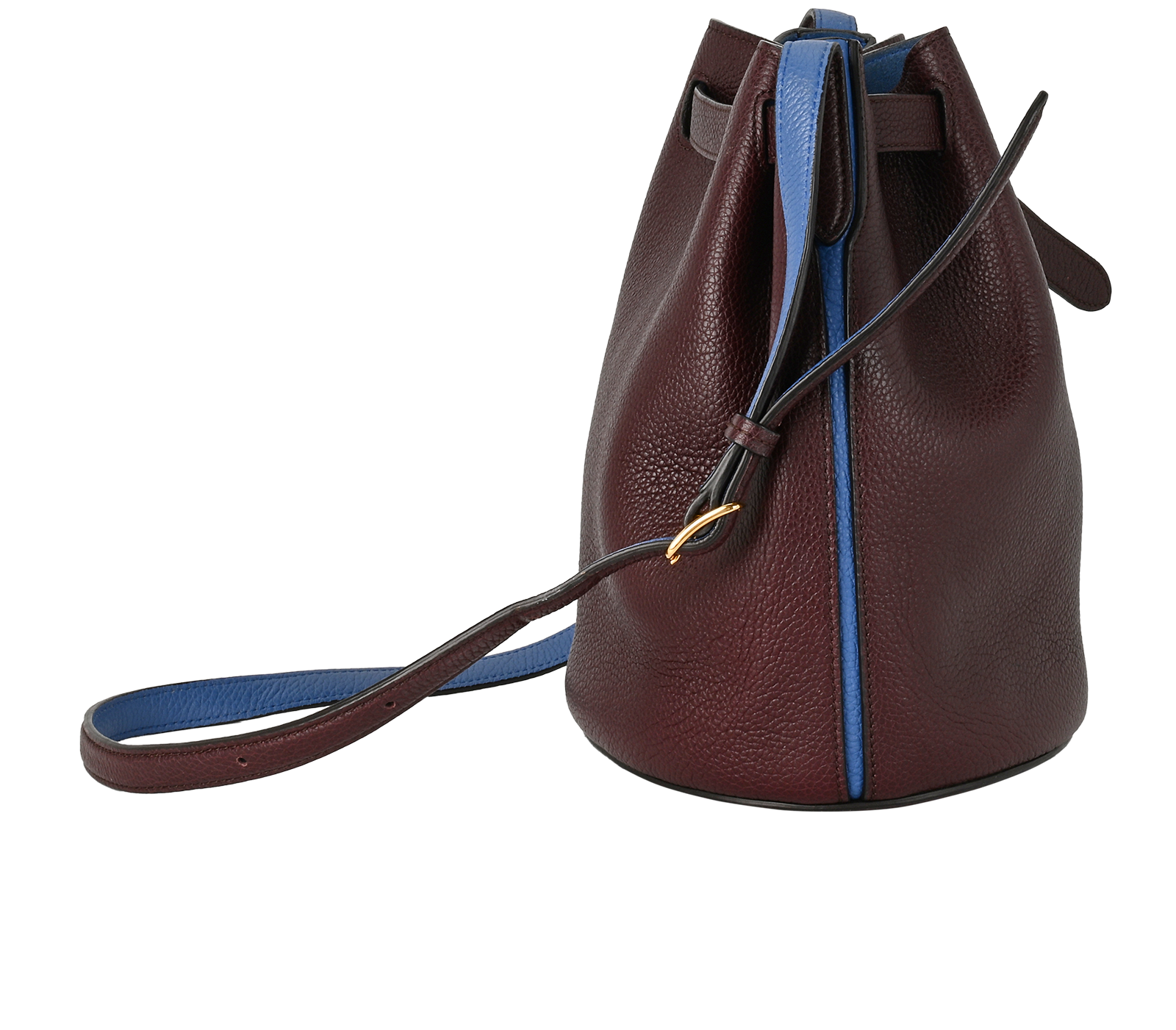 Abbey, &pound;350, Handbags, Blue/Burgundy, Leather, Side view